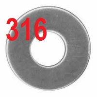 316 Marine Grade Washers Imperial