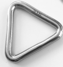 Triangles Stainless Steel Marine Grade